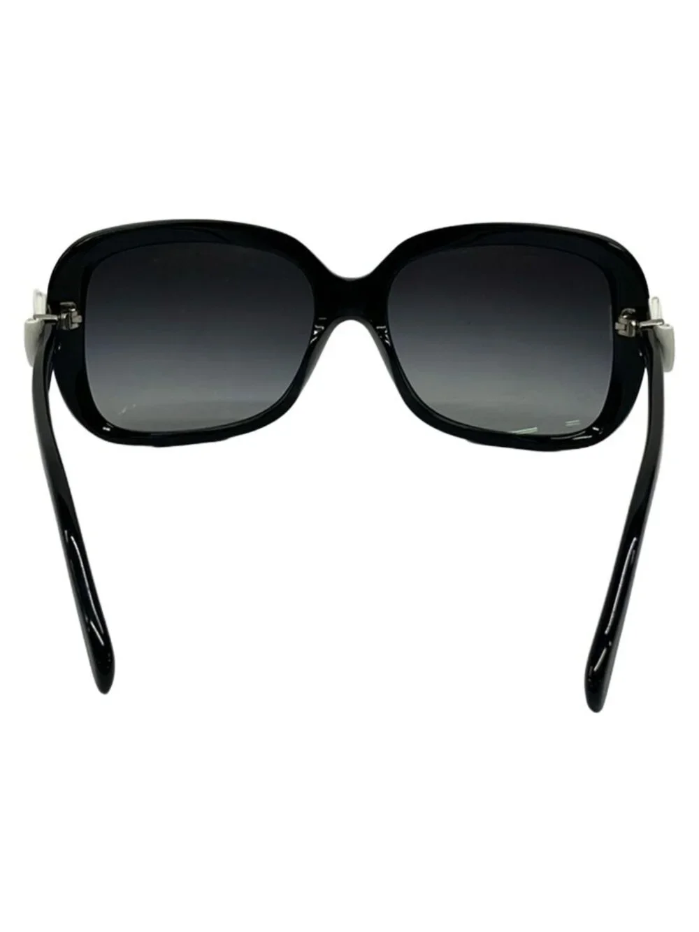 Chanel Sunglasses Black White Ribbon CC Logo Eyewear